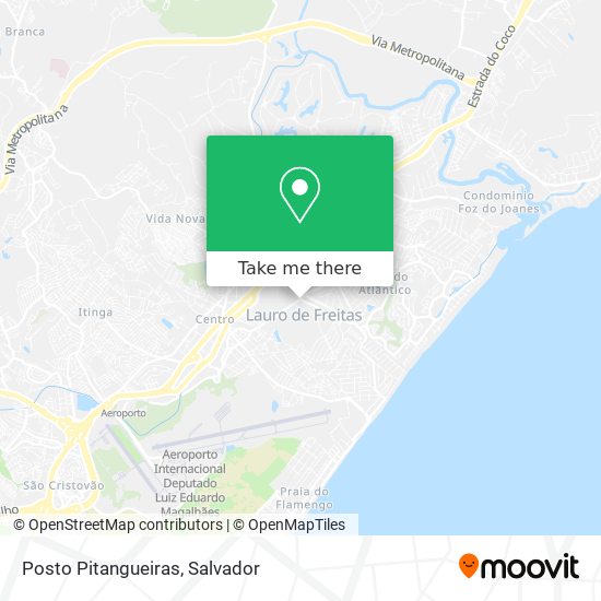 Posto Pitangueiras map