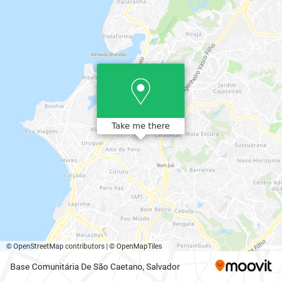 Mapa Base Comunitária De São Caetano