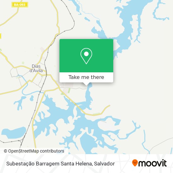 Subestação Barragem Santa Helena map