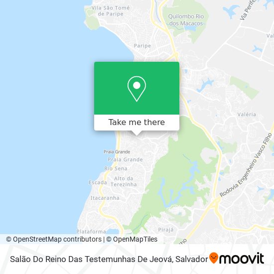 Salão Do Reino Das Testemunhas De Jeová map