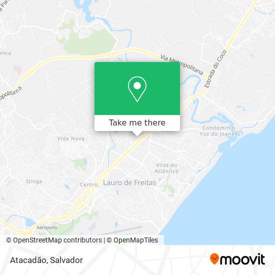 Atacadão map