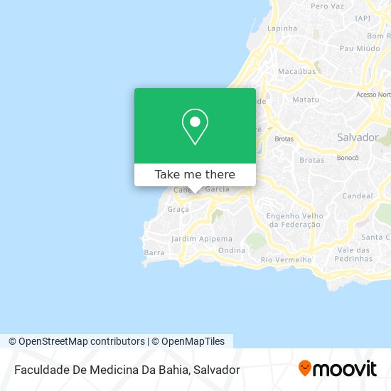 Mapa Faculdade De Medicina Da Bahia