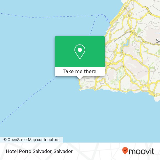 Hotel Porto Salvador map