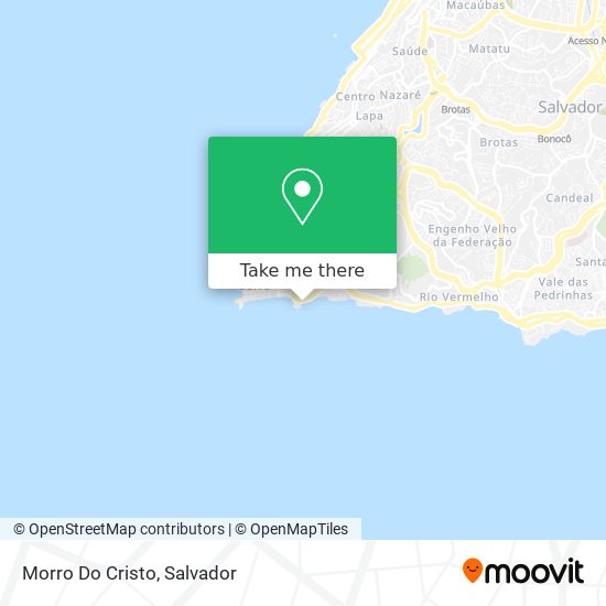 Mapa Morro Do Cristo