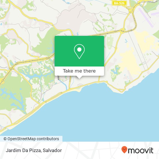 Mapa Jardim Da Pizza