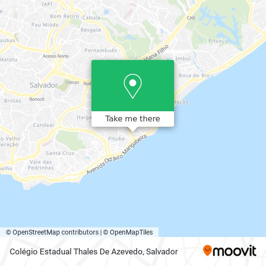 Colégio Estadual Thales De Azevedo map