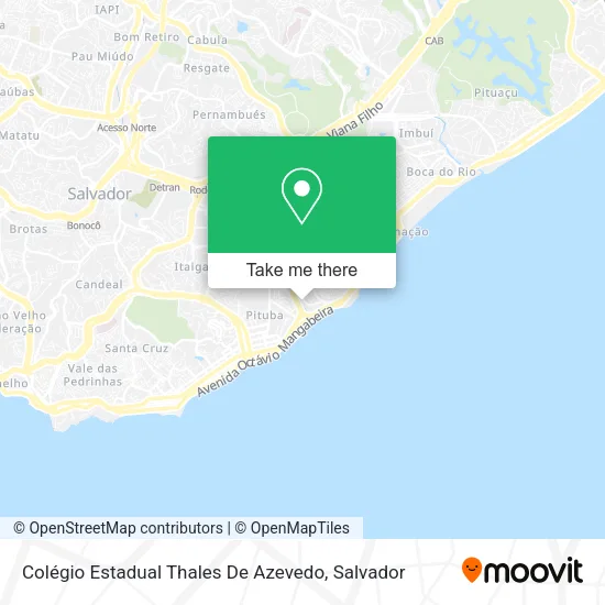 Colégio Estadual Thales De Azevedo map