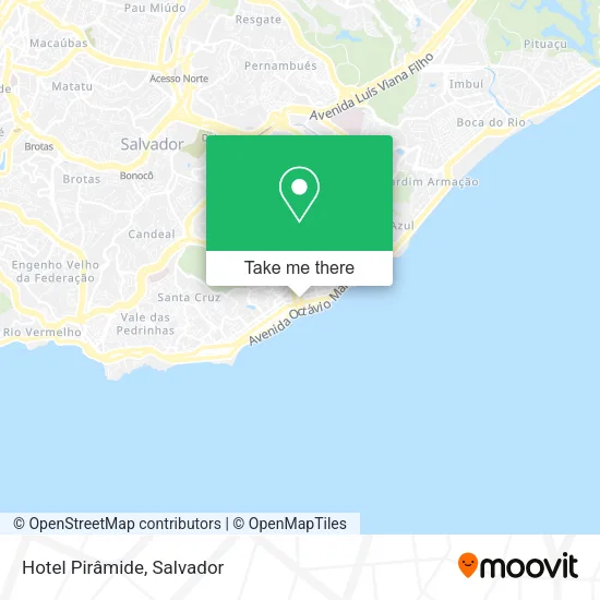 Hotel Pirâmide map
