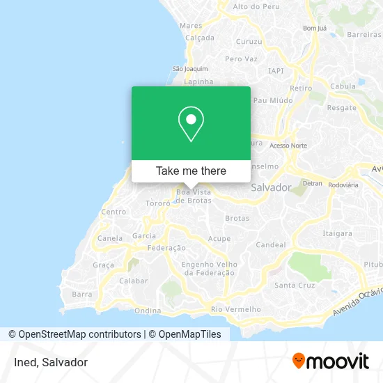 Ined map