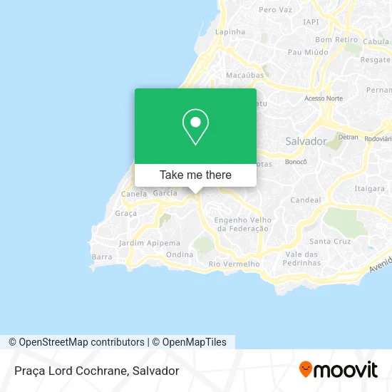Praça Lord Cochrane map