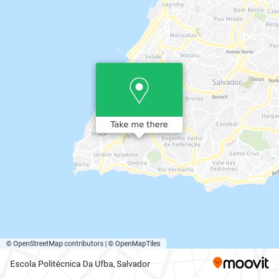 Mapa Escola Politécnica Da Ufba