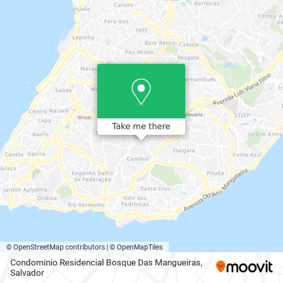 Mapa Condomínio Residencial Bosque Das Mangueiras