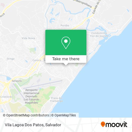 Vila Lagoa Dos Patos map