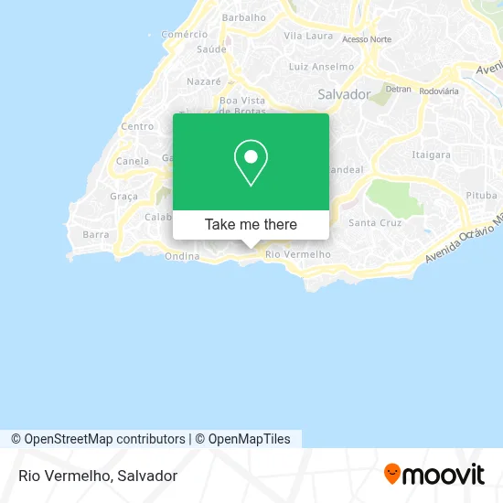 Rio Vermelho map