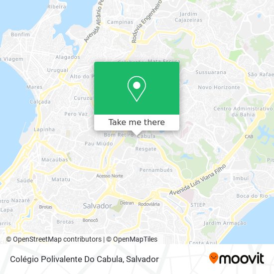 Colégio Polivalente Do Cabula map