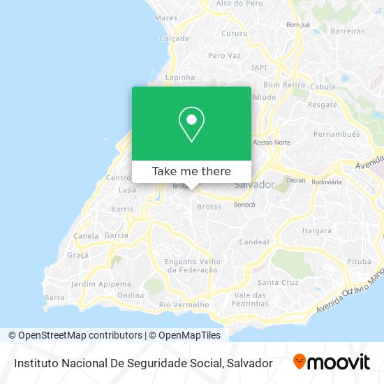 Instituto Nacional De Seguridade Social map