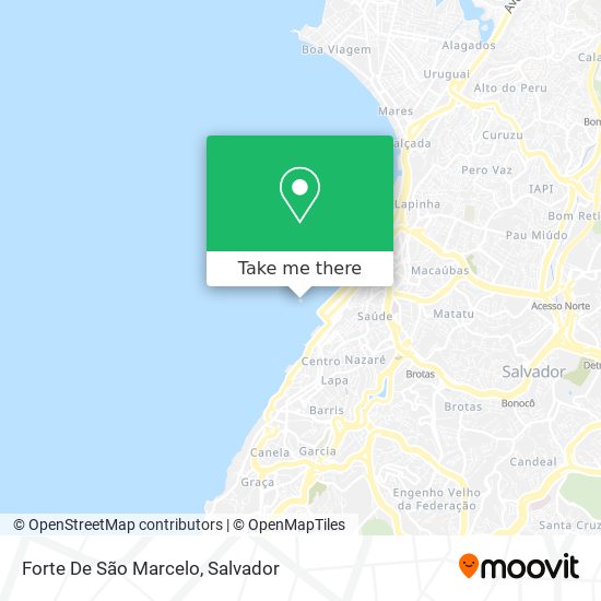 Forte De São Marcelo map
