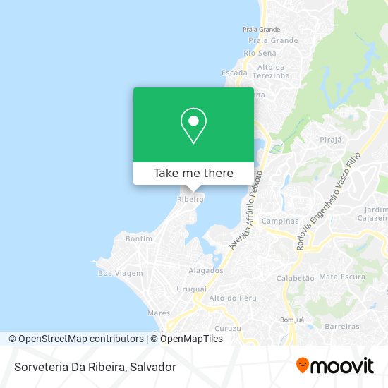 Mapa Sorveteria Da Ribeira