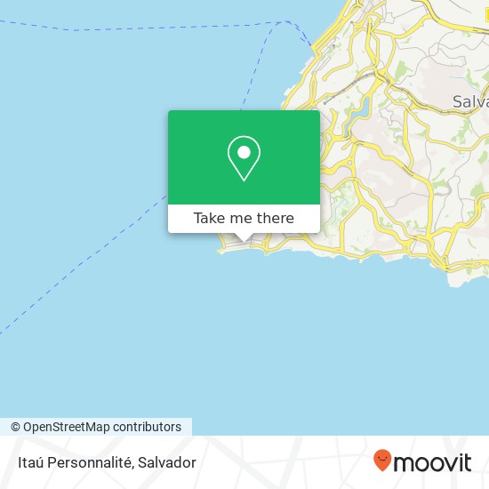 Itaú Personnalité map