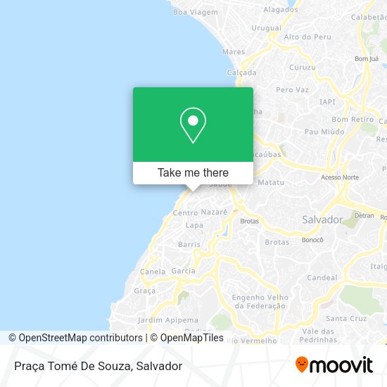 Praça Tomé De Souza map