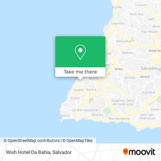 Mapa Wish Hotel Da Bahia