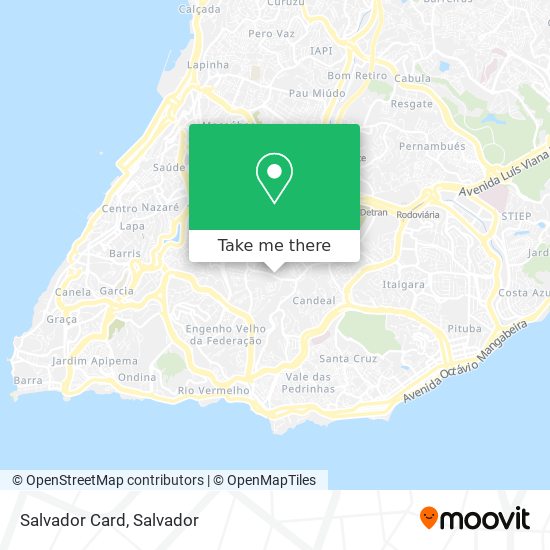 Salvador Card map