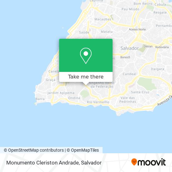 Monumento Cleriston Andrade map