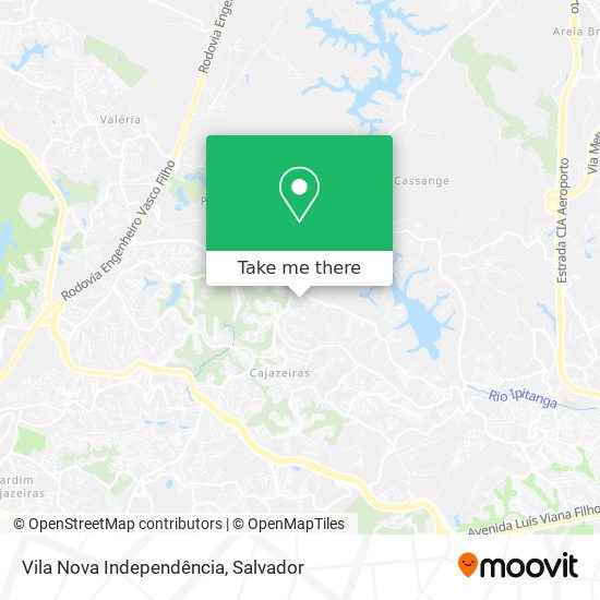 Vila Nova Independência map
