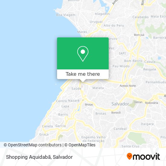 Shopping Aquidabã map