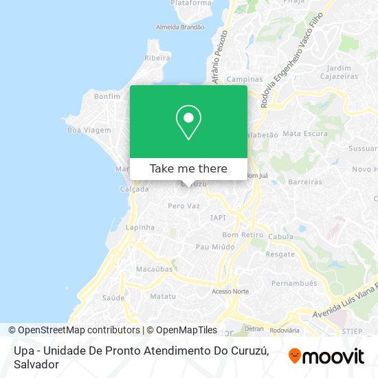 Upa - Unidade De Pronto Atendimento Do Curuzú map