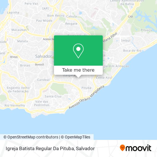 Igreja Batista Regular Da Pituba map