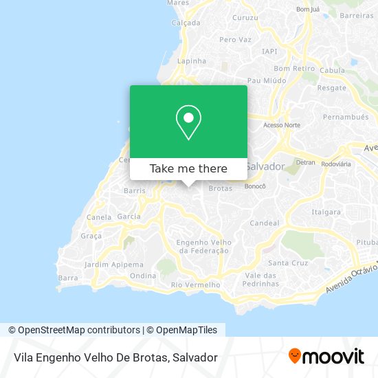 Mapa Vila Engenho Velho De Brotas