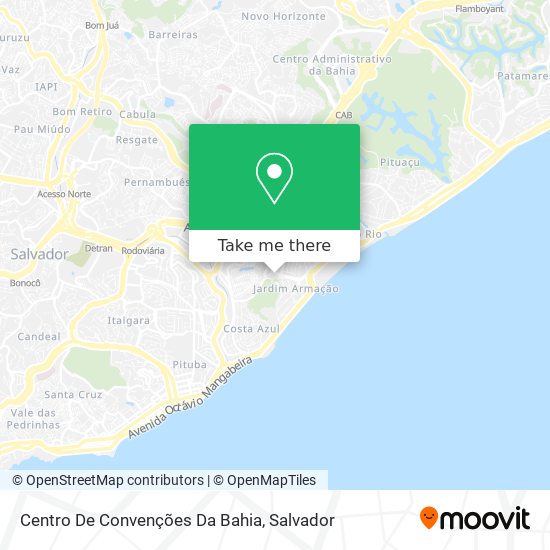 Centro De Convenções Da Bahia map
