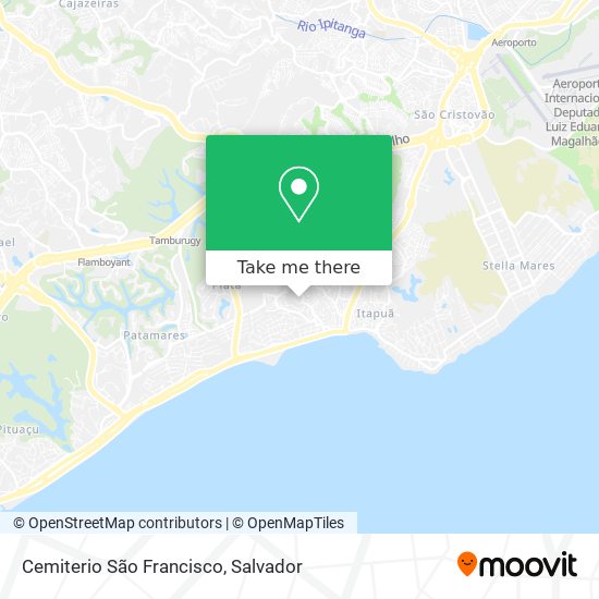 Mapa Cemiterio São Francisco