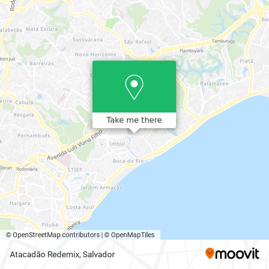 Atacadão Redemix map