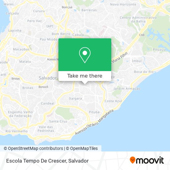 Escola Tempo De Crescer map