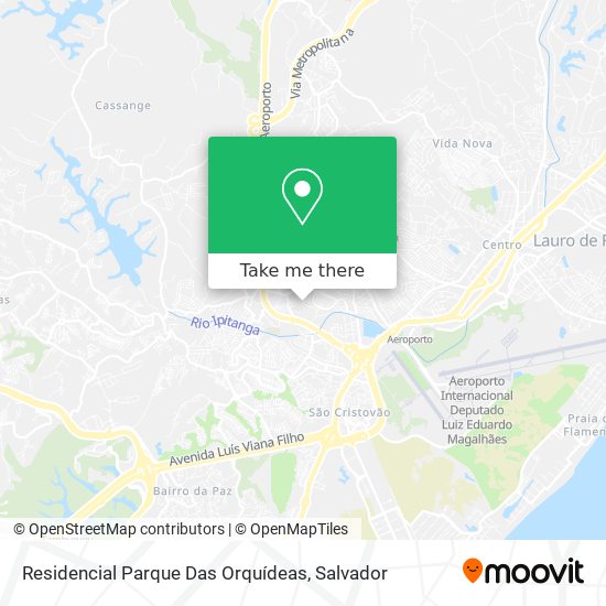 Residencial Parque Das Orquídeas map