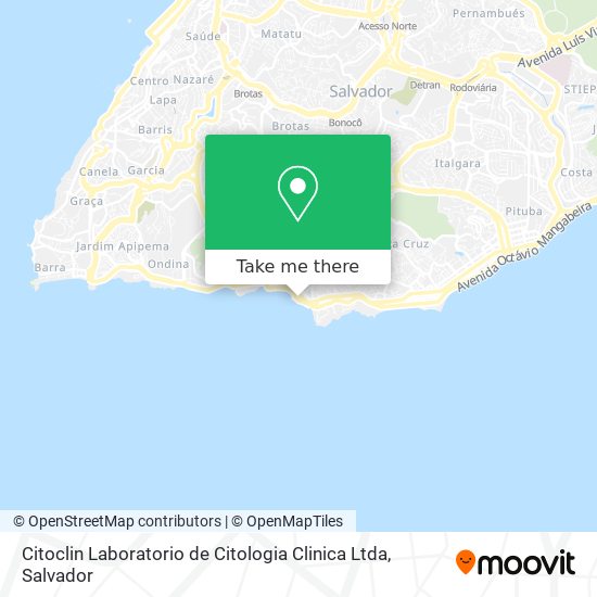 Citoclin Laboratorio de Citologia Clinica Ltda map