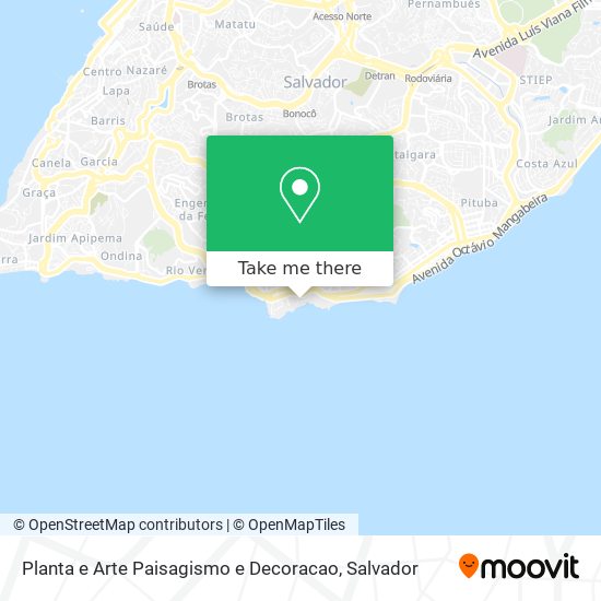 Planta e Arte Paisagismo e Decoracao map