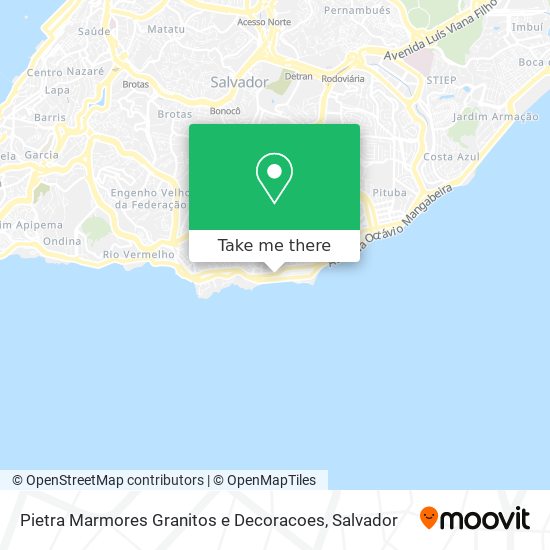 Pietra Marmores Granitos e Decoracoes map