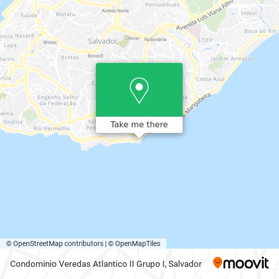 Condominio Veredas Atlantico II Grupo I map