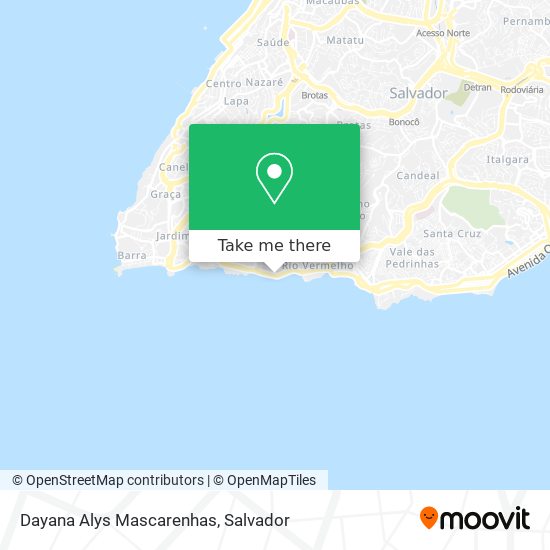 Dayana Alys Mascarenhas map