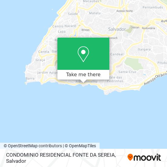 CONDOMINIO RESIDENCIAL FONTE DA SEREIA map