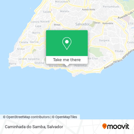 Caminhada do Samba map