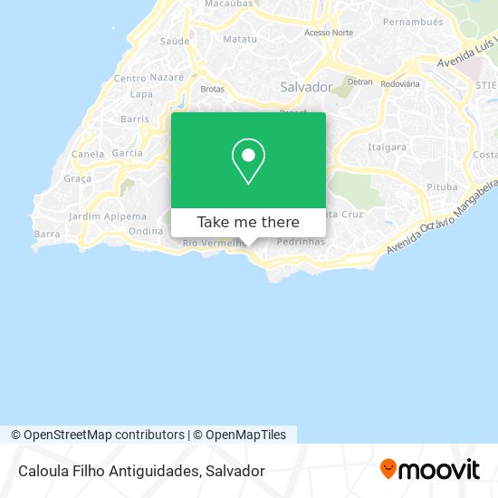 Caloula Filho Antiguidades map