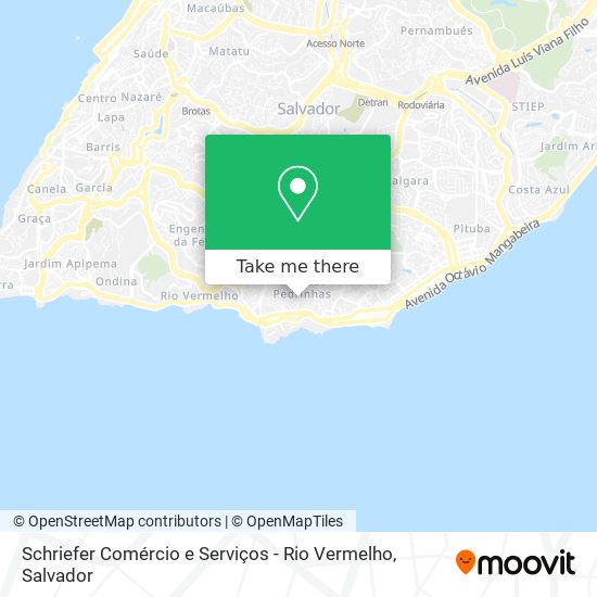 Schriefer Comércio e Serviços - Rio Vermelho map