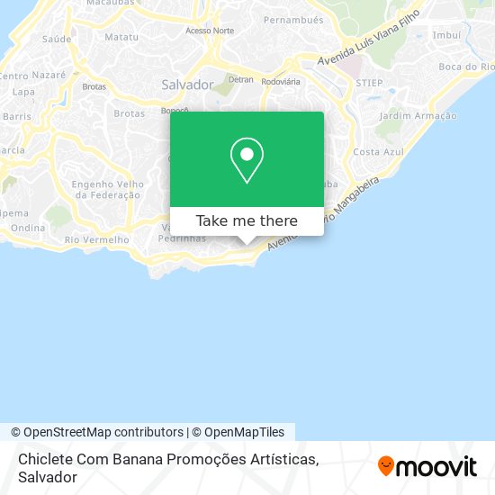 Chiclete Com Banana Promoções Artísticas map