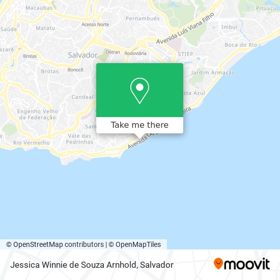Jessica Winnie de Souza Arnhold map