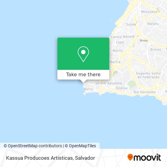 Kassua Producoes Artisticas map