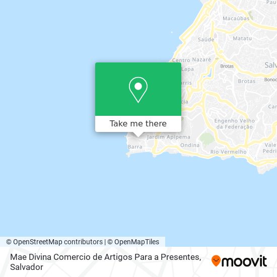 Mapa Mae Divina Comercio de Artigos Para a Presentes